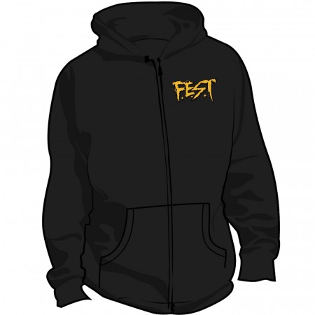 F.E.S.T "Yellow logo" Zip-hood