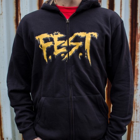 F.E.S.T "Yellow logo" Zip-hood
