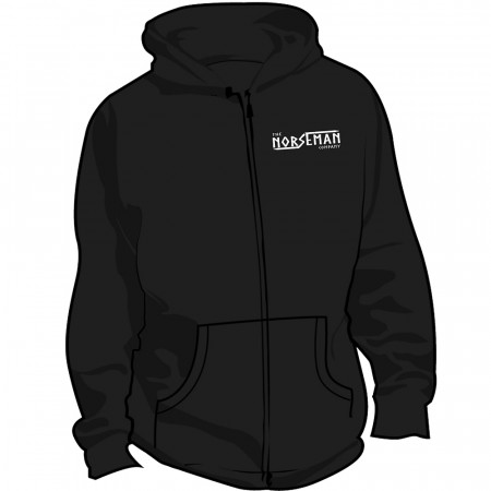 The Norseman Company "white logo" zip-hood